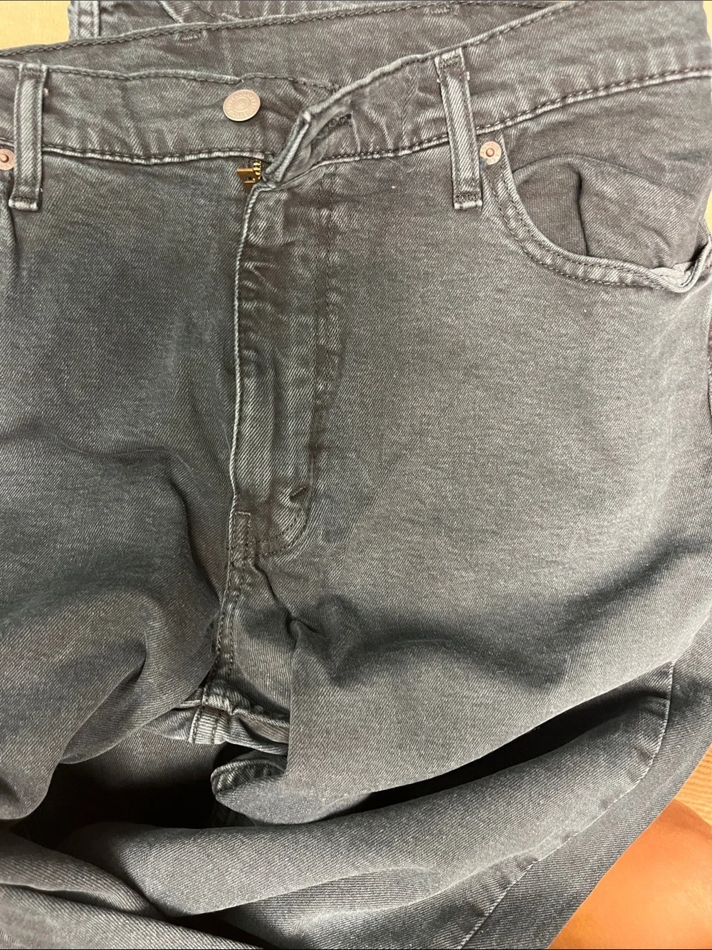 Levi's 511 Slim Men's Jeans in Washed Black size 38 x 32